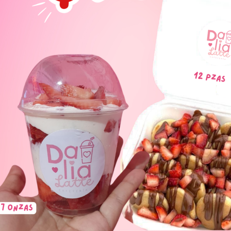 Combo Fresas Chicas + Mini Hot Cakes