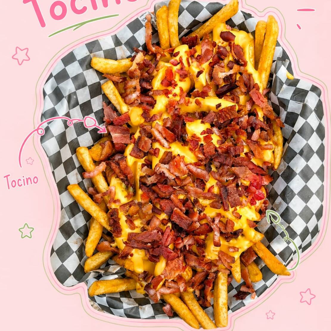 Papas con Tocino