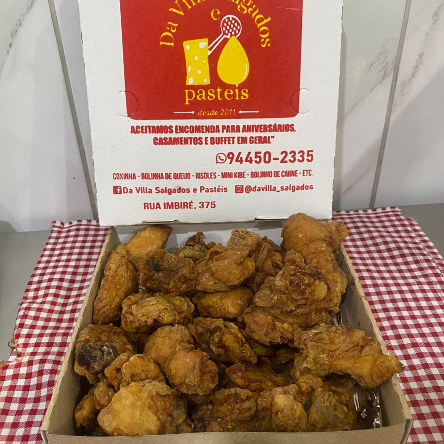 1 kilo de frango a passarinho empanado