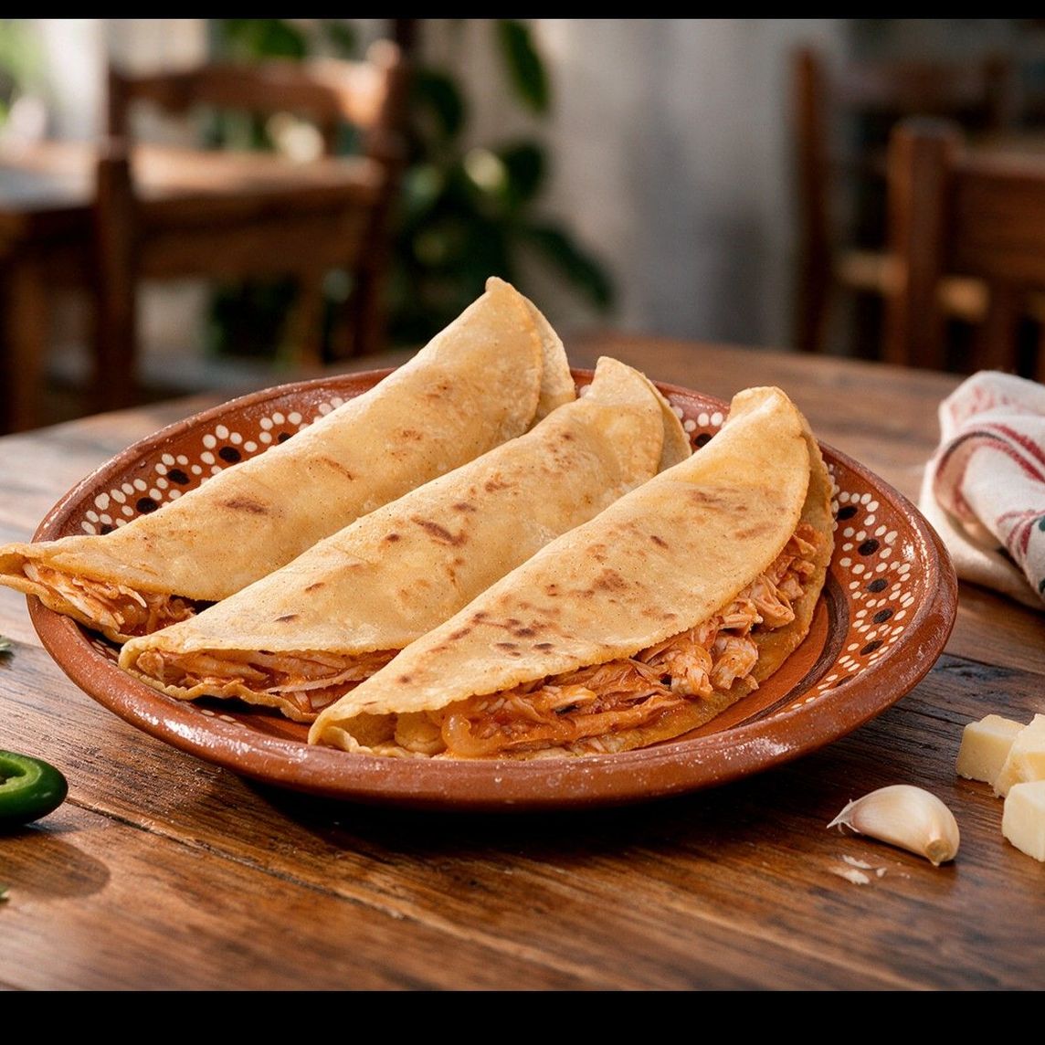 Orden de quesadillas comal