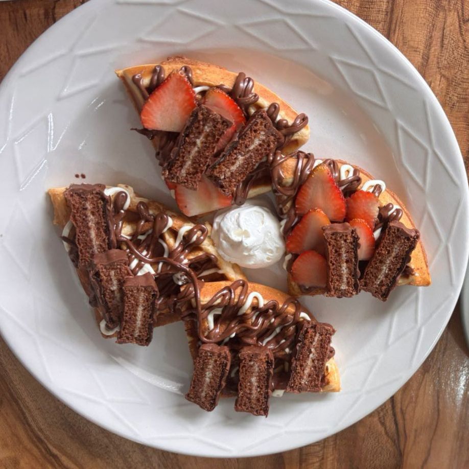 Waffles de Kinder
