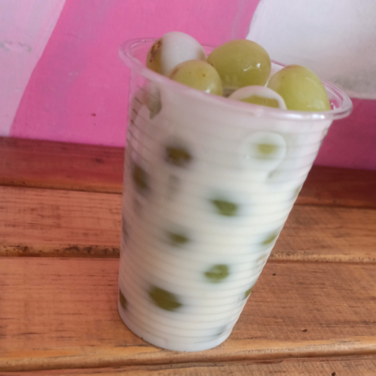 Uvas con Crema