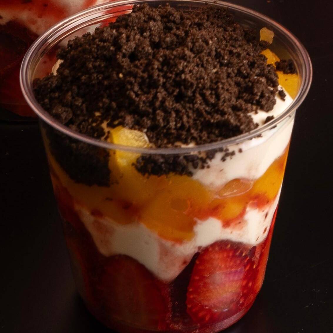 Fresa/Durazno con Crema CHICO