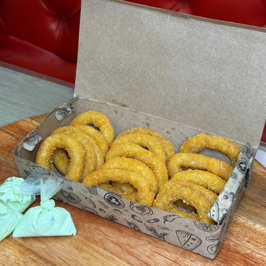 12 unidades de onion ring