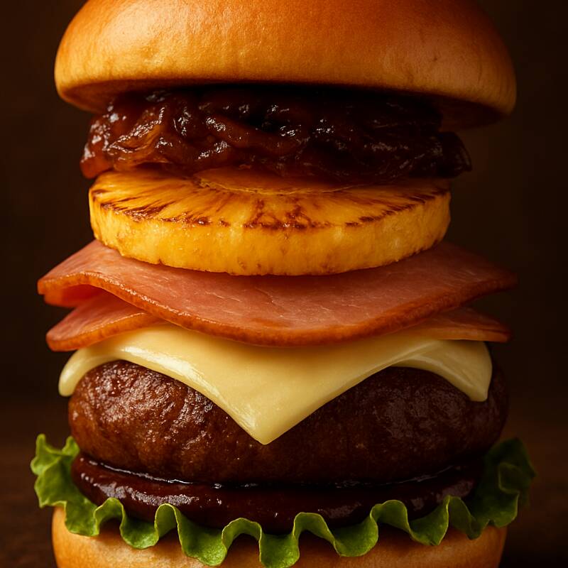 Hamburguesa Hawaiana