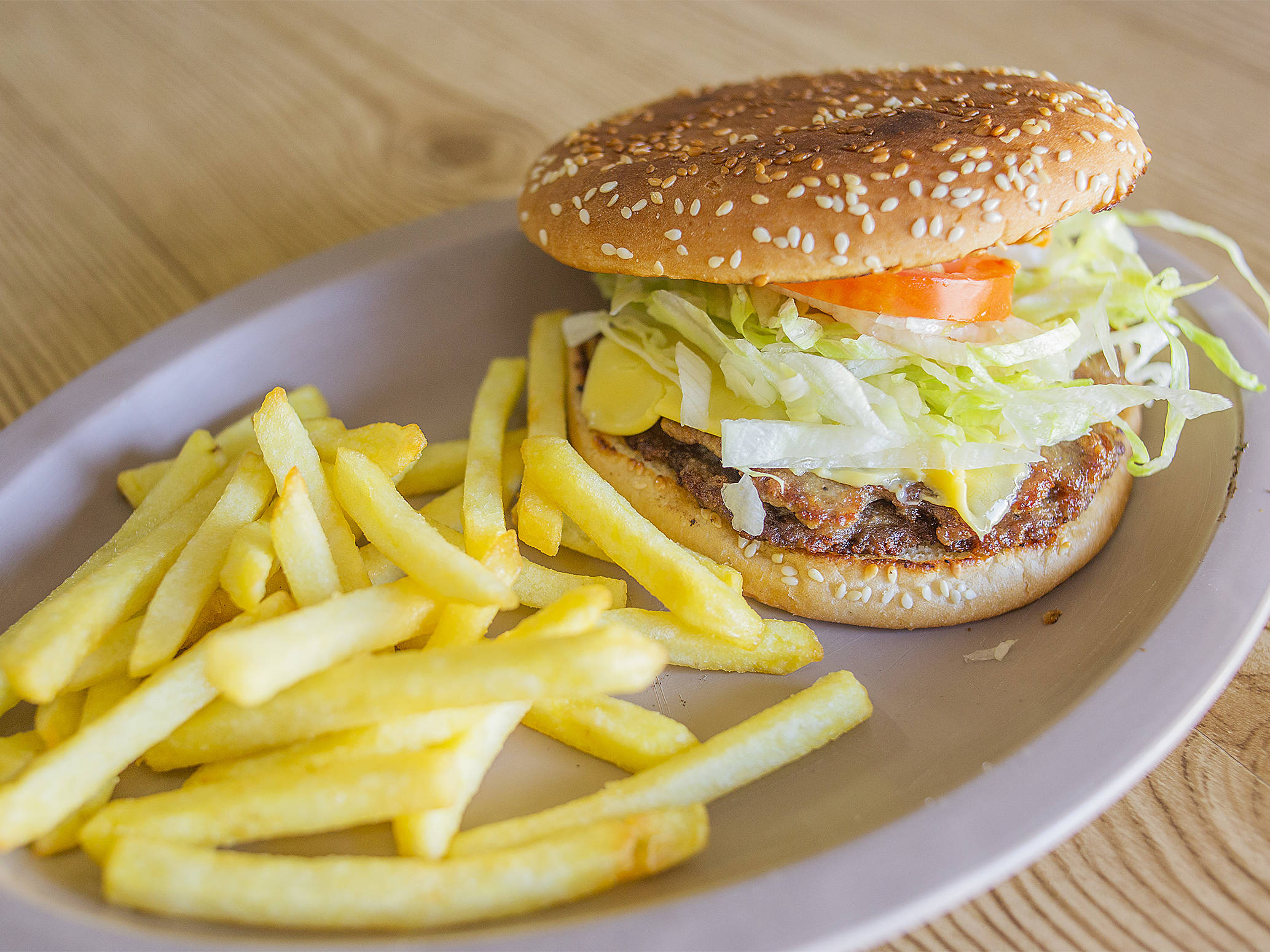 Hamburguesa de Res Chica