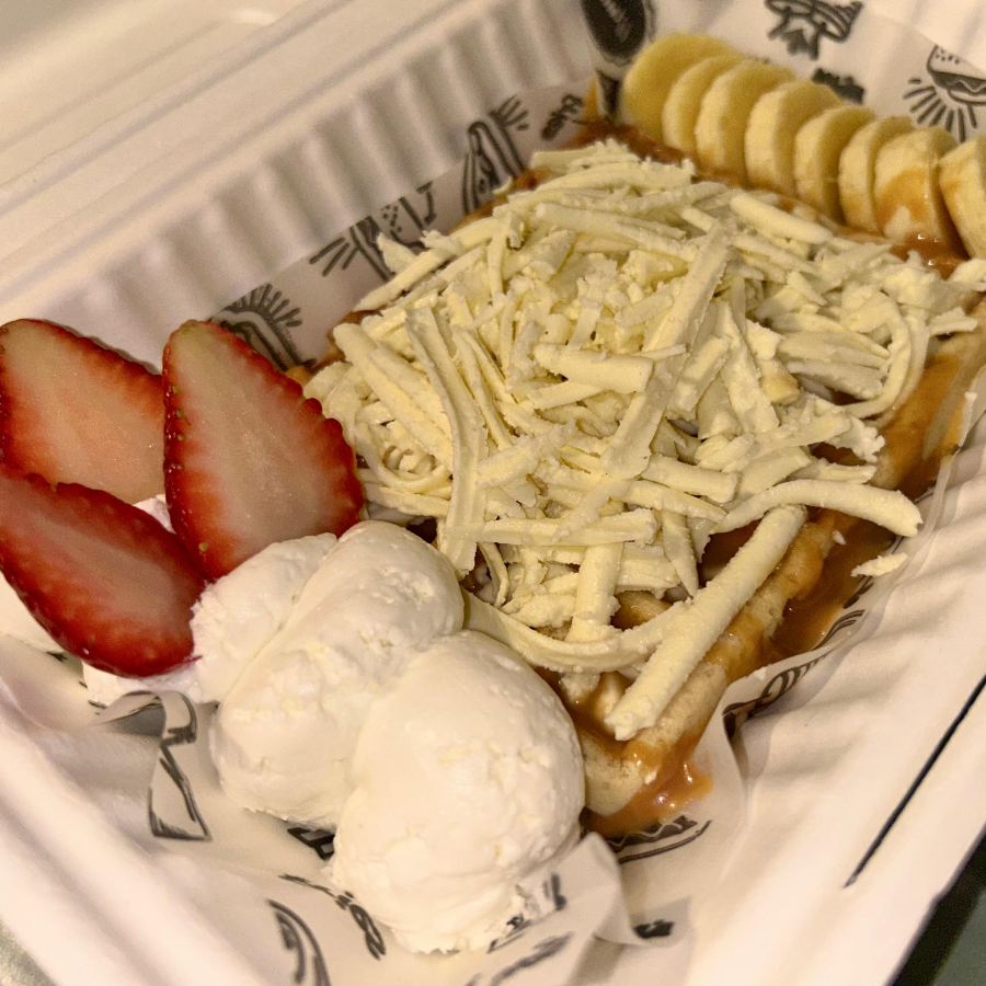 Baby Waffle Banaqueso