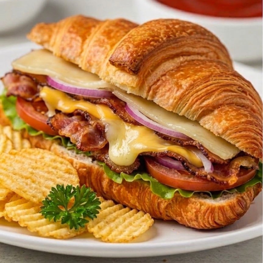 Bacon Melt Croissant