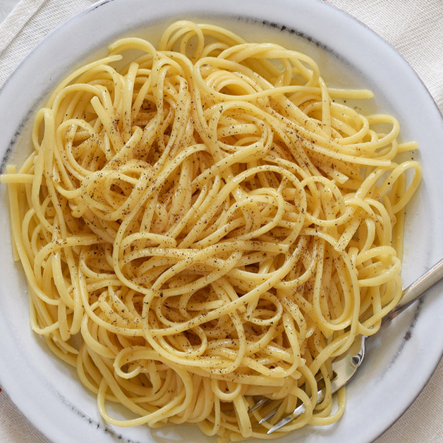 Espagueti a la mantequilla