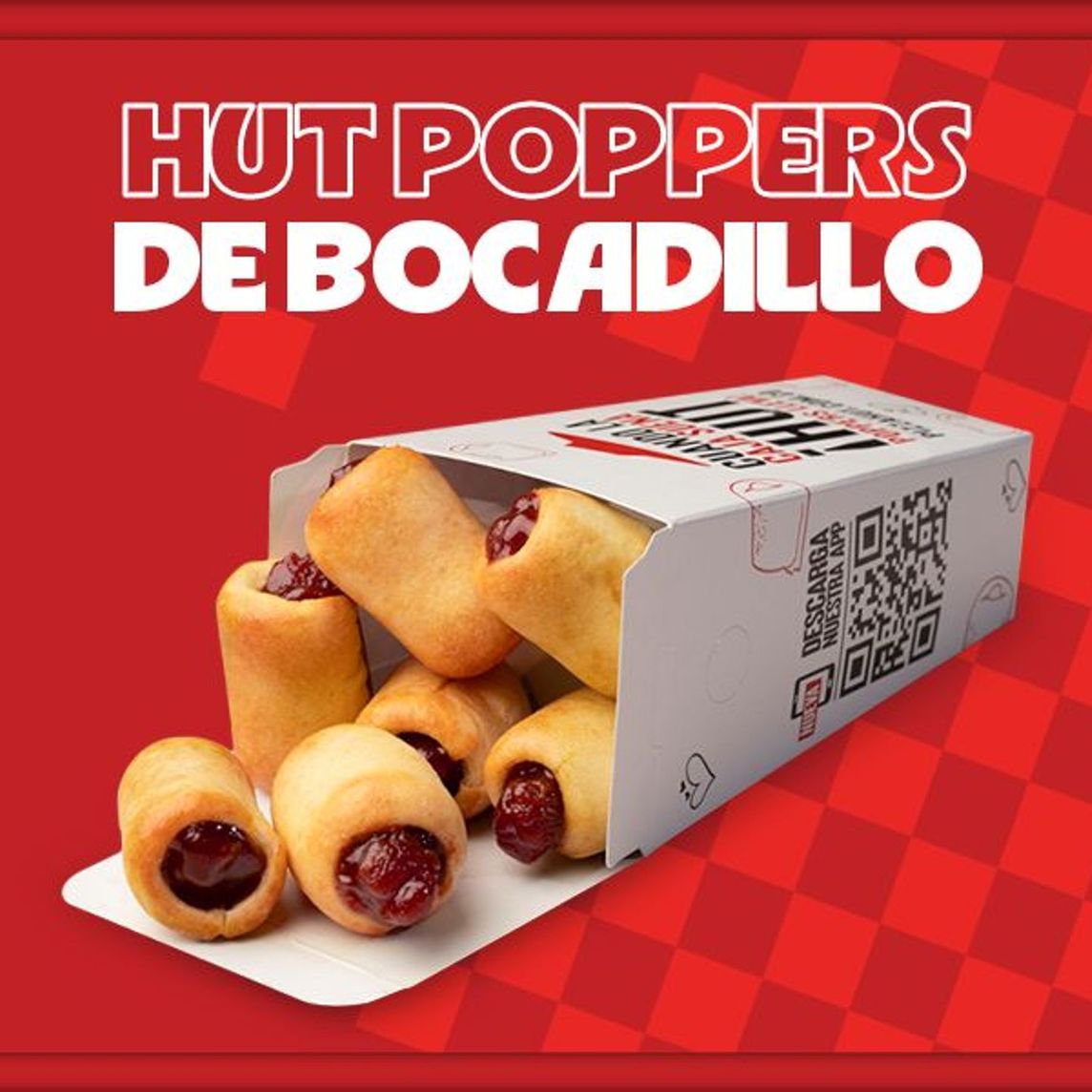 Hut Poppers Bocadillo