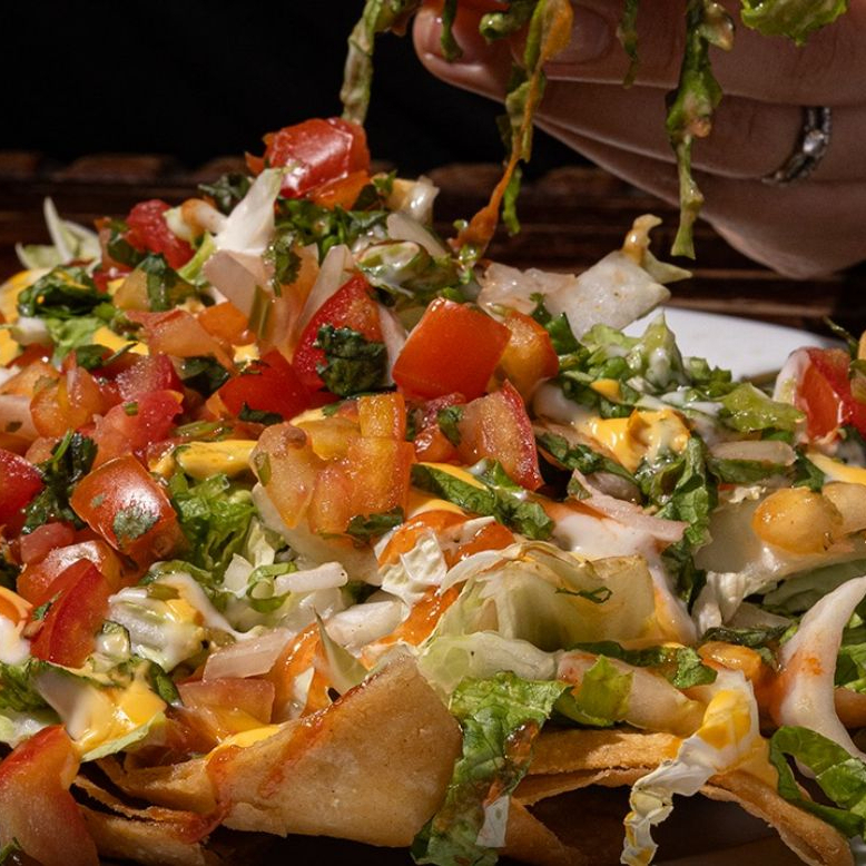 Nachos de Carne o Pollo