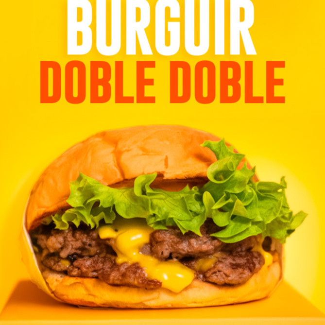 Hamburgues doble,doble