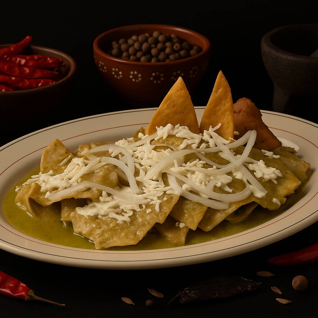CHILAQUILES CON POLLO