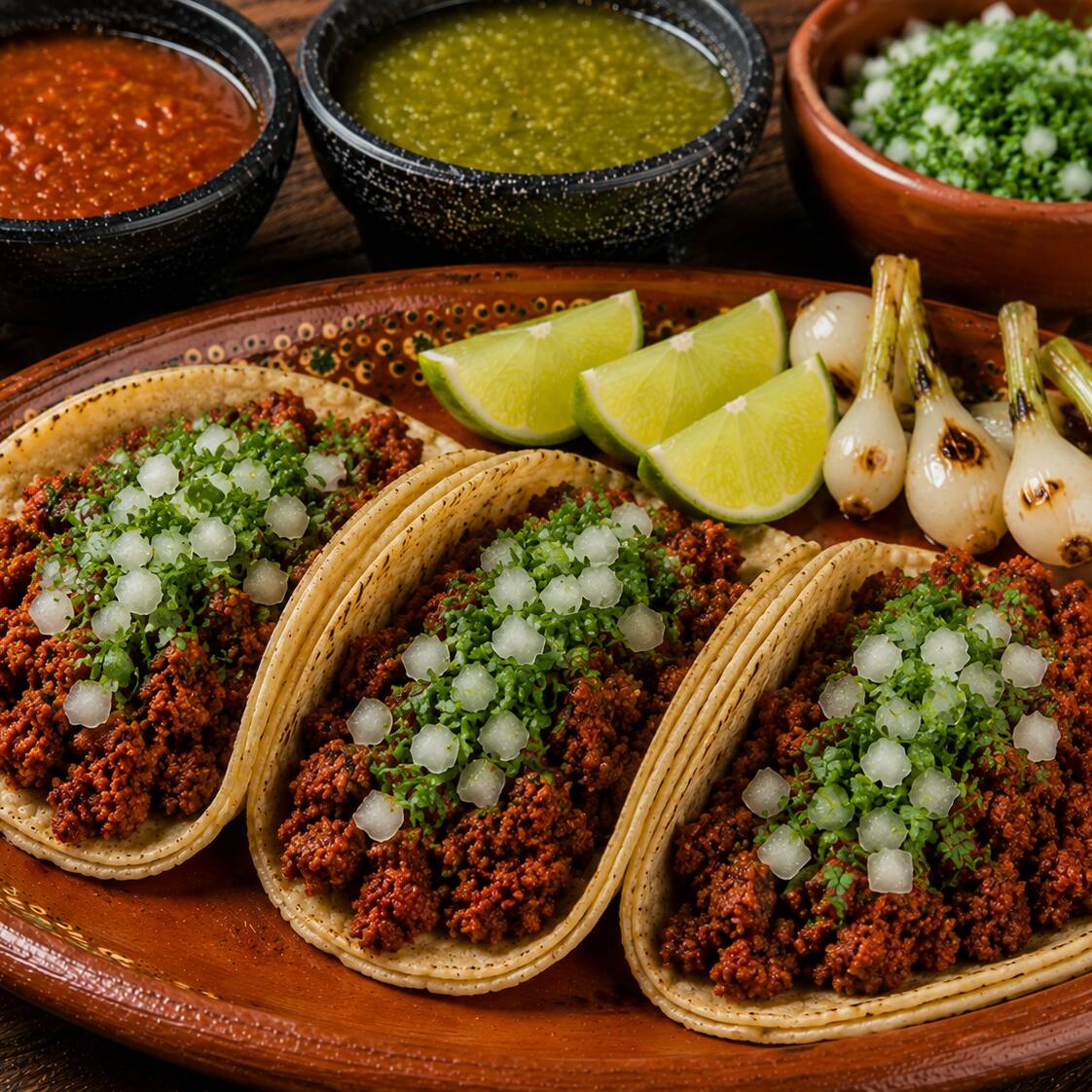 Taco de Chorizo.