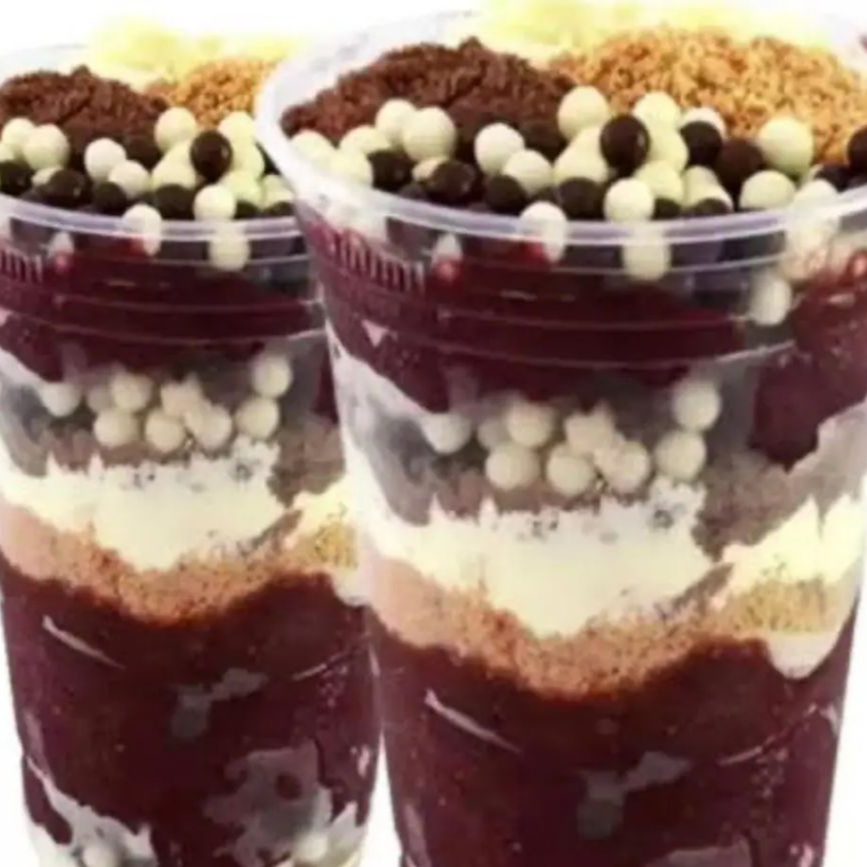 leite condensado, leite em po, paçoca e granola