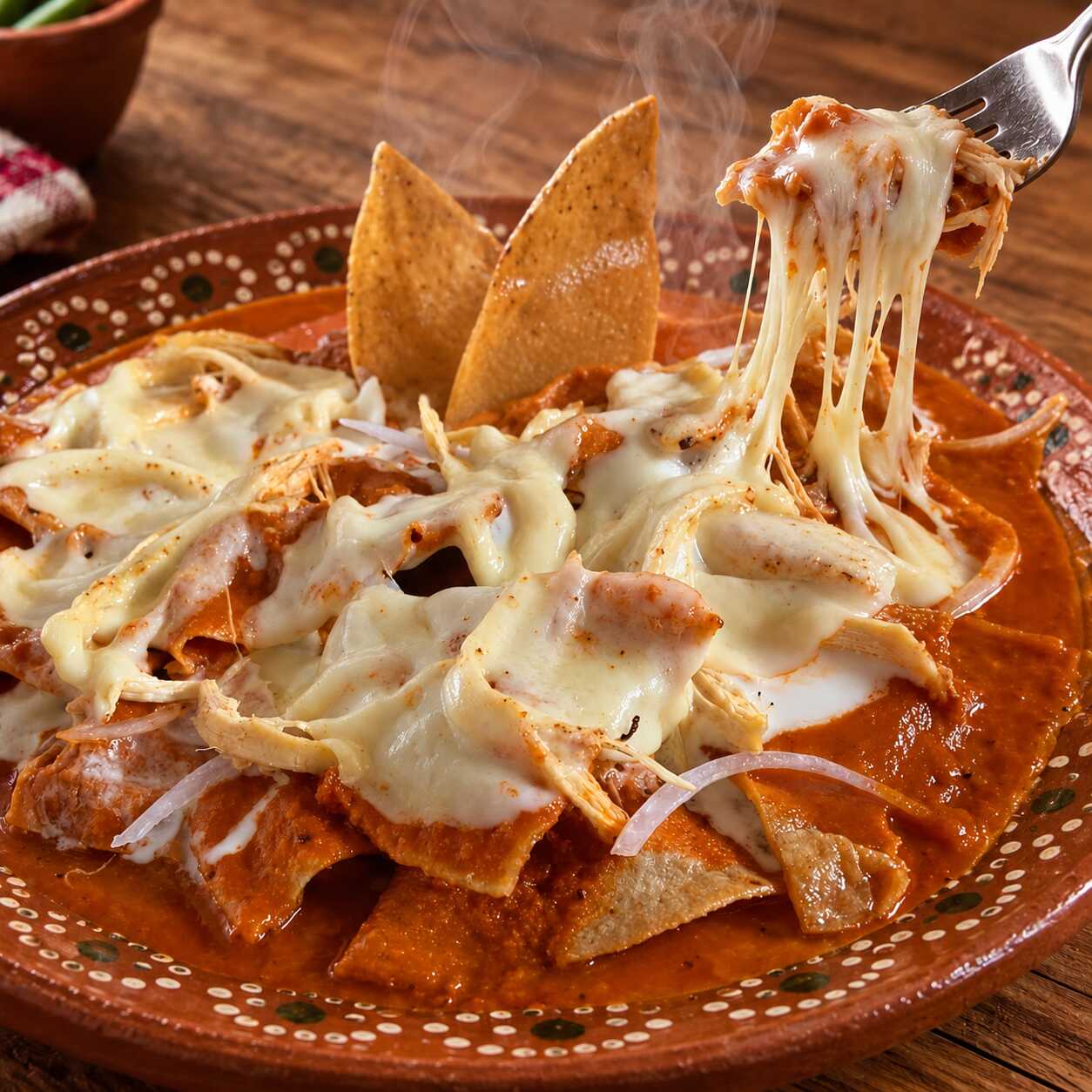 Chilaquiles con Extra Queso