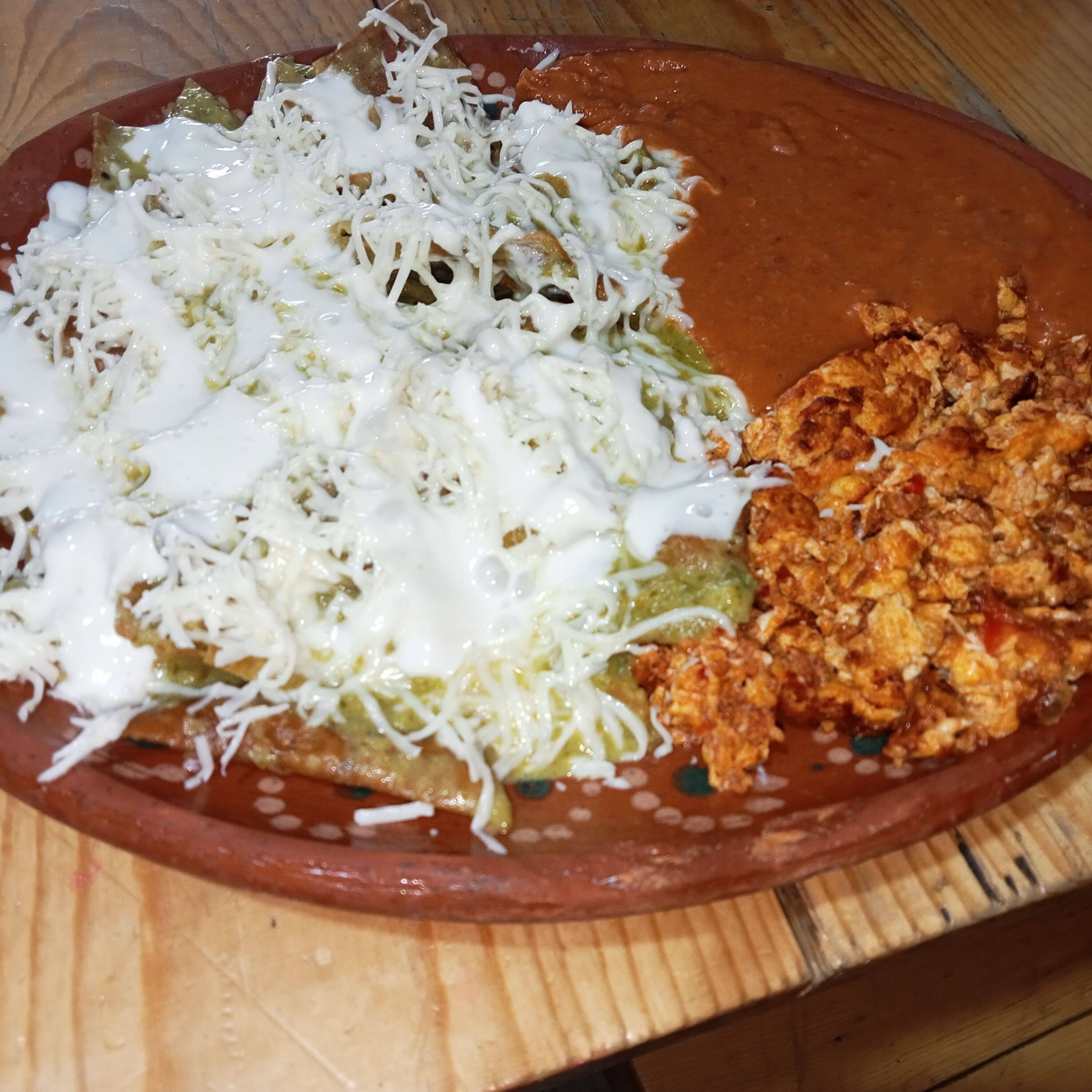 Porcion de Chilaquiles extras