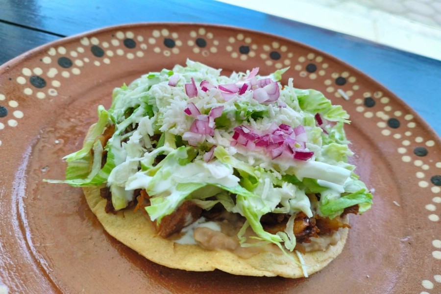 TOSTADA DE RAJAS POBLANAS