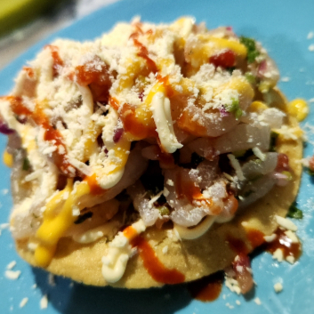 Tostada de Cueritos