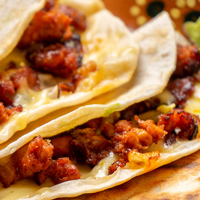 quesadilla de chorizo