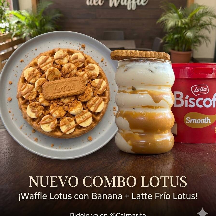 Combo Lotus (Waffle Lotus y Frappe Lotus)