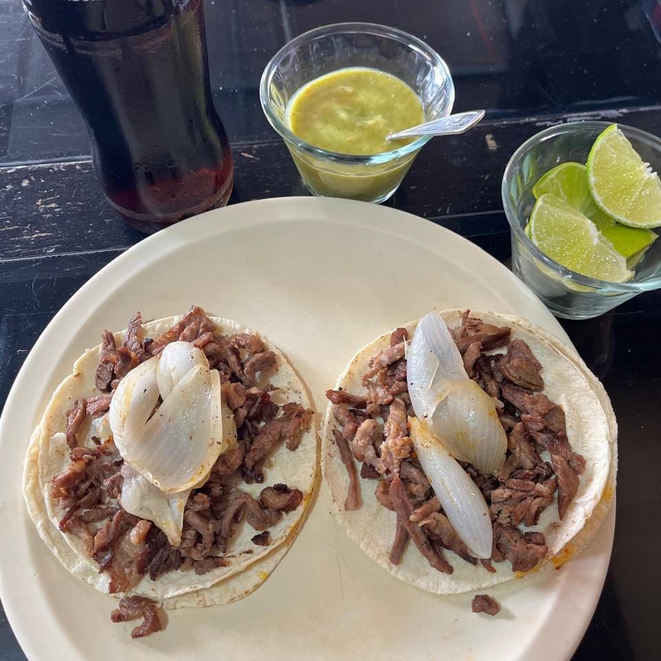 Tacos 1 pza Carne Asada