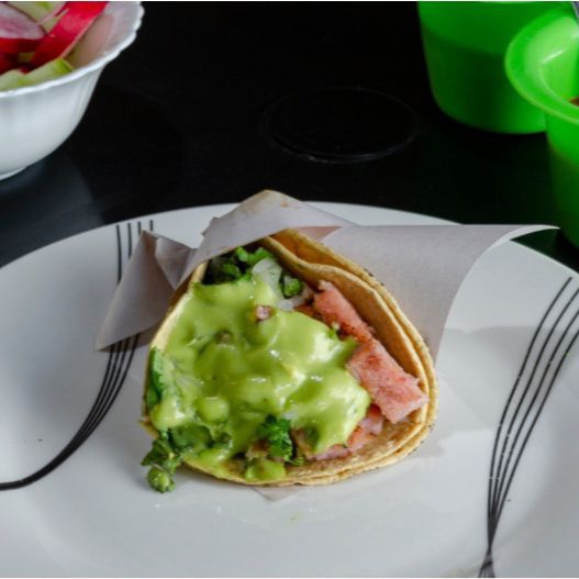 Orden de tacos de chuleta ahumada