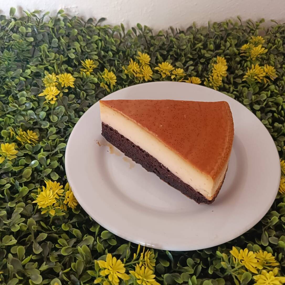 Rebanada de Pastel Chocoflan