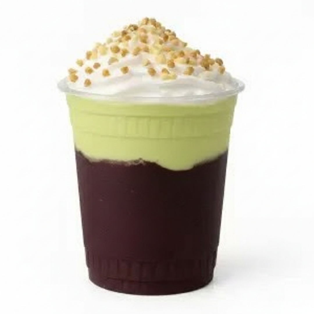 Seu açaí Frutos de Goiás em uma irresistível versão com creme pistache, finalizado com chantilly e castanha proporcionando uma incrível cremosidade ao seu produto