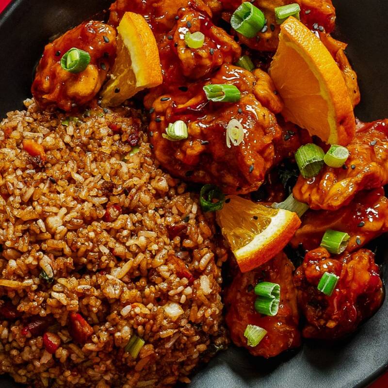 POLLO A LA NARANJA MINI.
