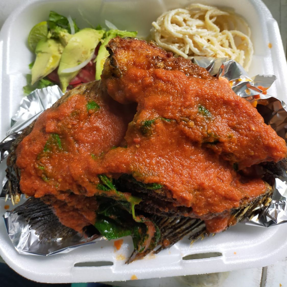 Mojarra Enchipotlada