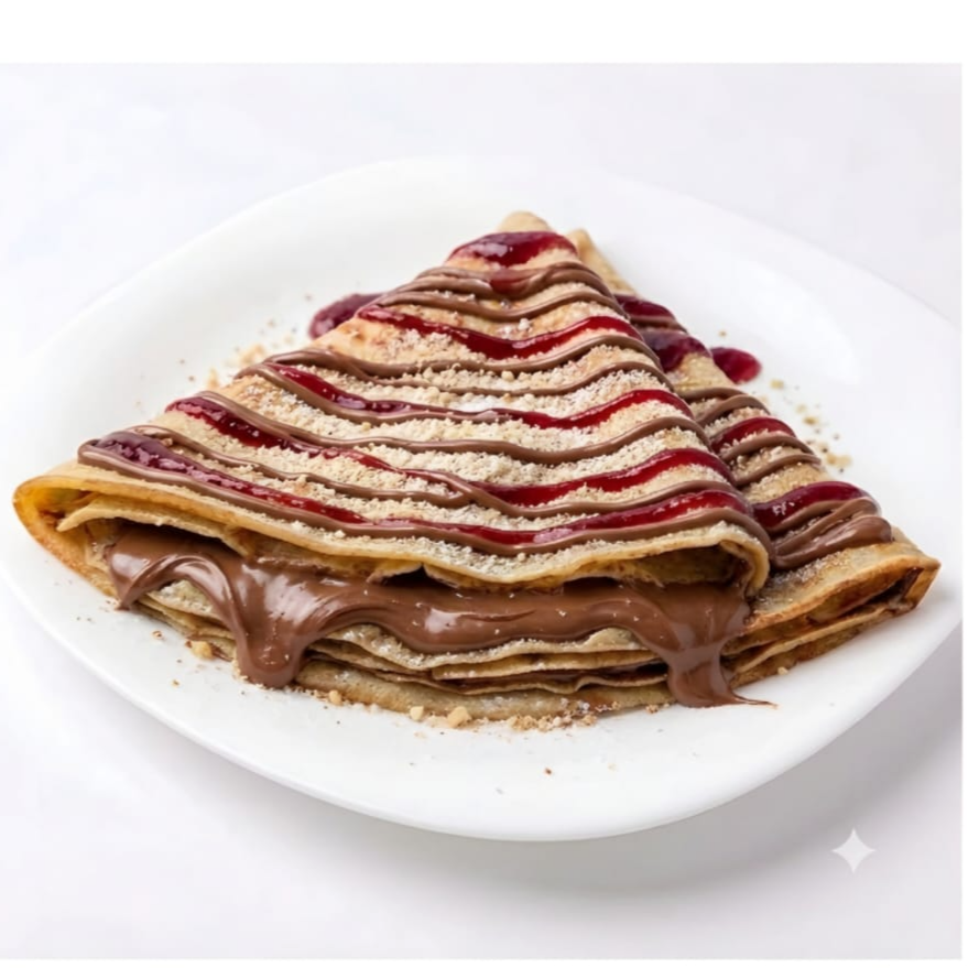 Crepa de NUTELLA Y MERMELADA
