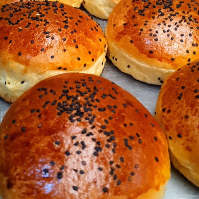Bollos 80 Gr Ajonjoli Negro (6 Piezas)