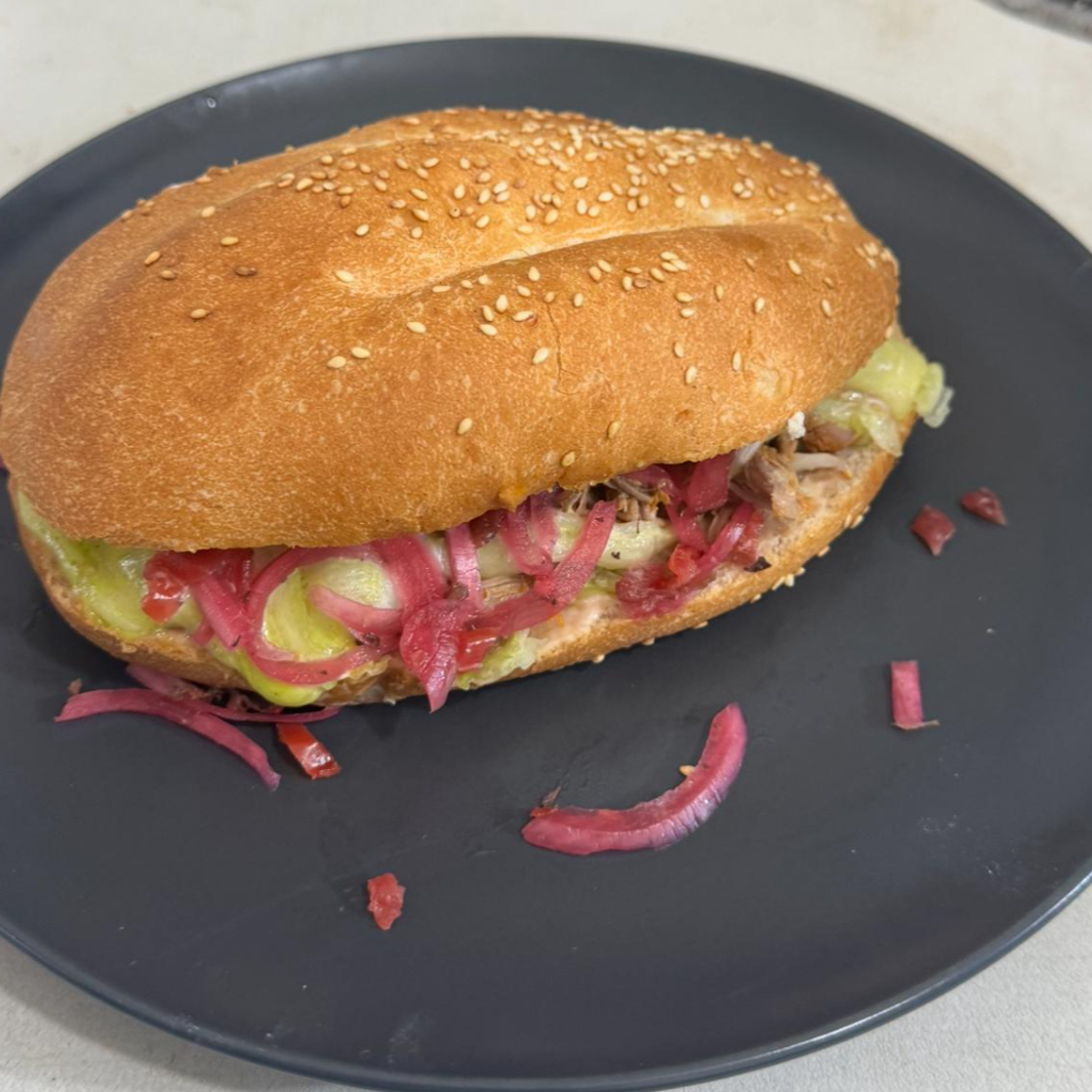 Torta de cochinita pibil