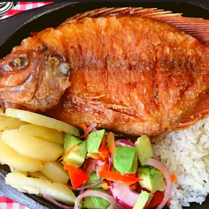 Mojarra Frita Roja
