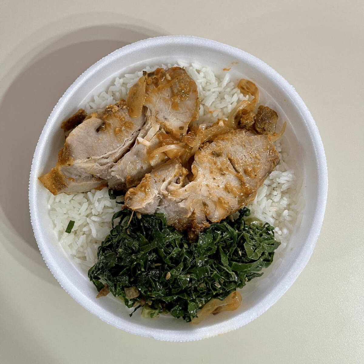 Arroz, Feijão e Couve Refogada