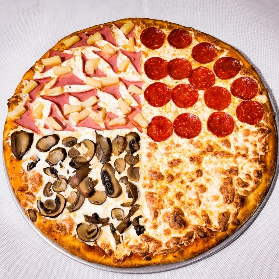 PIZZA 4 ESTACIONES GRANDE (8 REBANADAS)