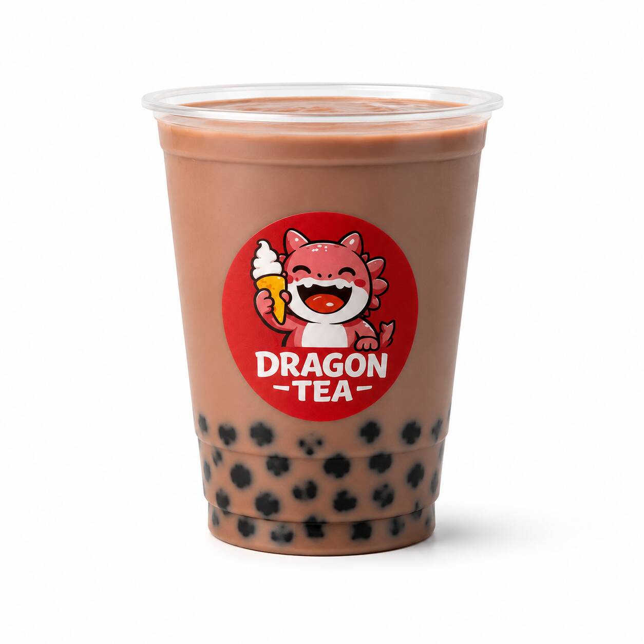 Té con Leche de Chocolate con Perlas