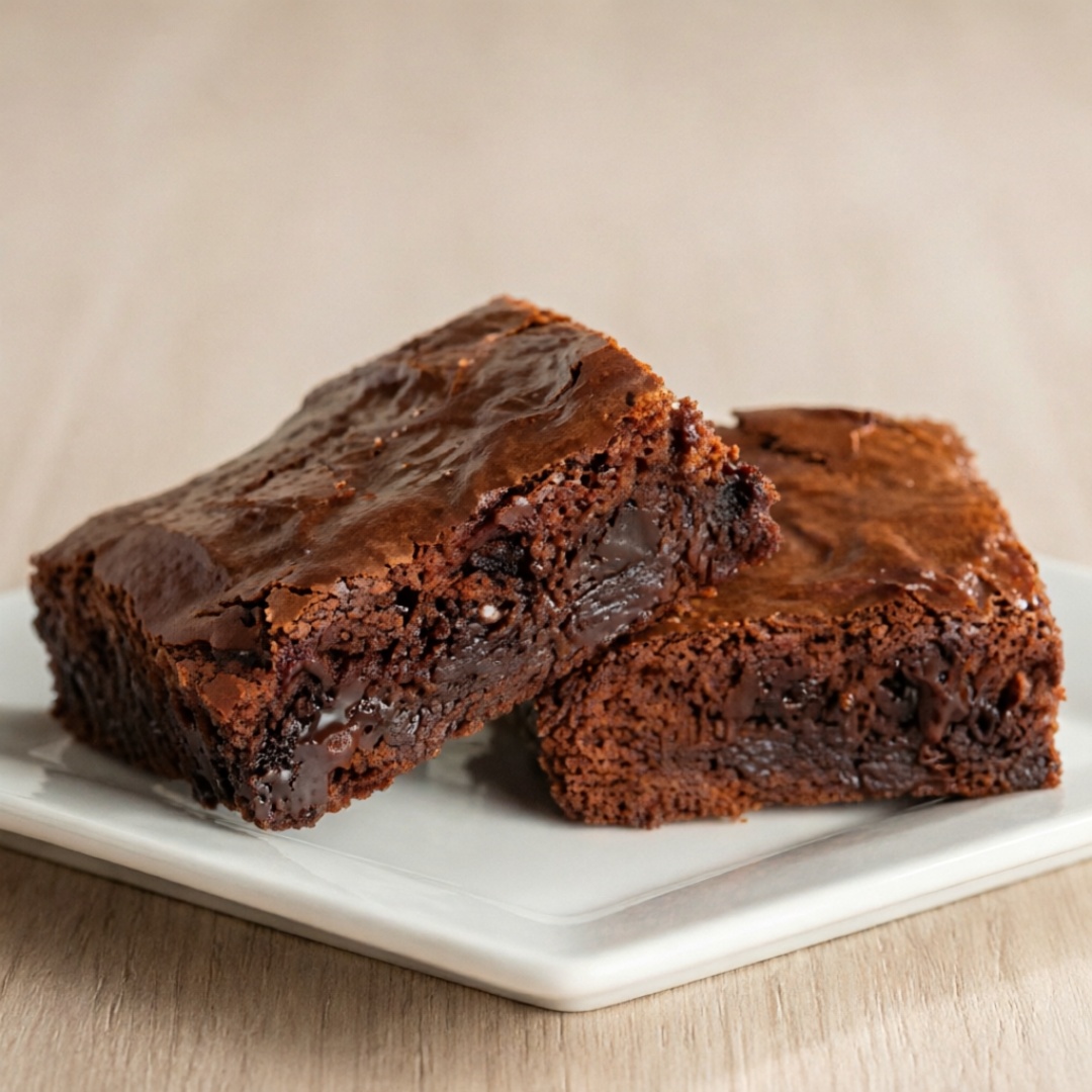 Delicioso brownie de chocolate feito na casa (1und.)
Dica: esquenta por 20 segundos no micro-ondas.
Fica incrível!