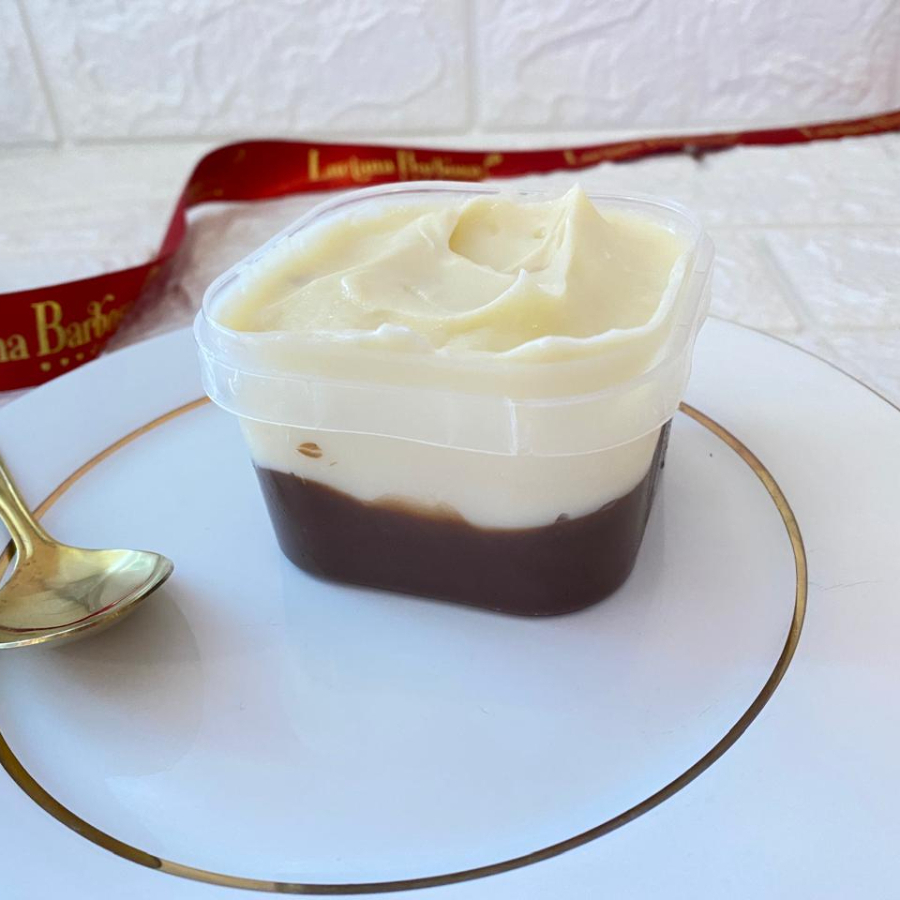 Brigadeiro cremoso de chocolate Belga e creme de Ninho. Peso médio 200g