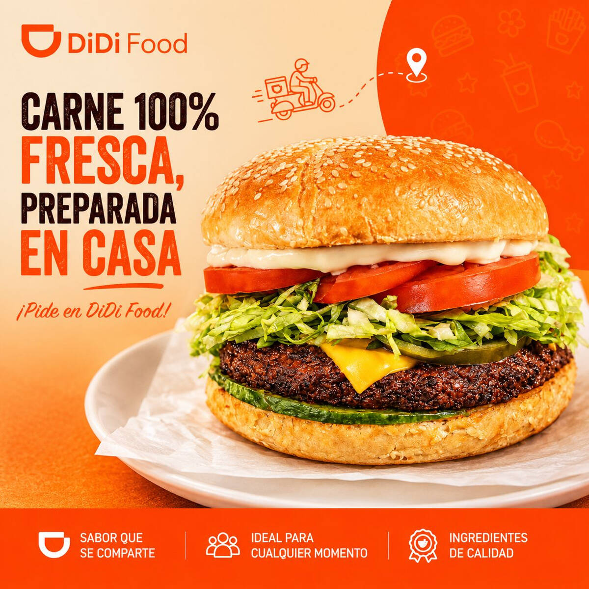 Combo Hamburguesa Sencilla