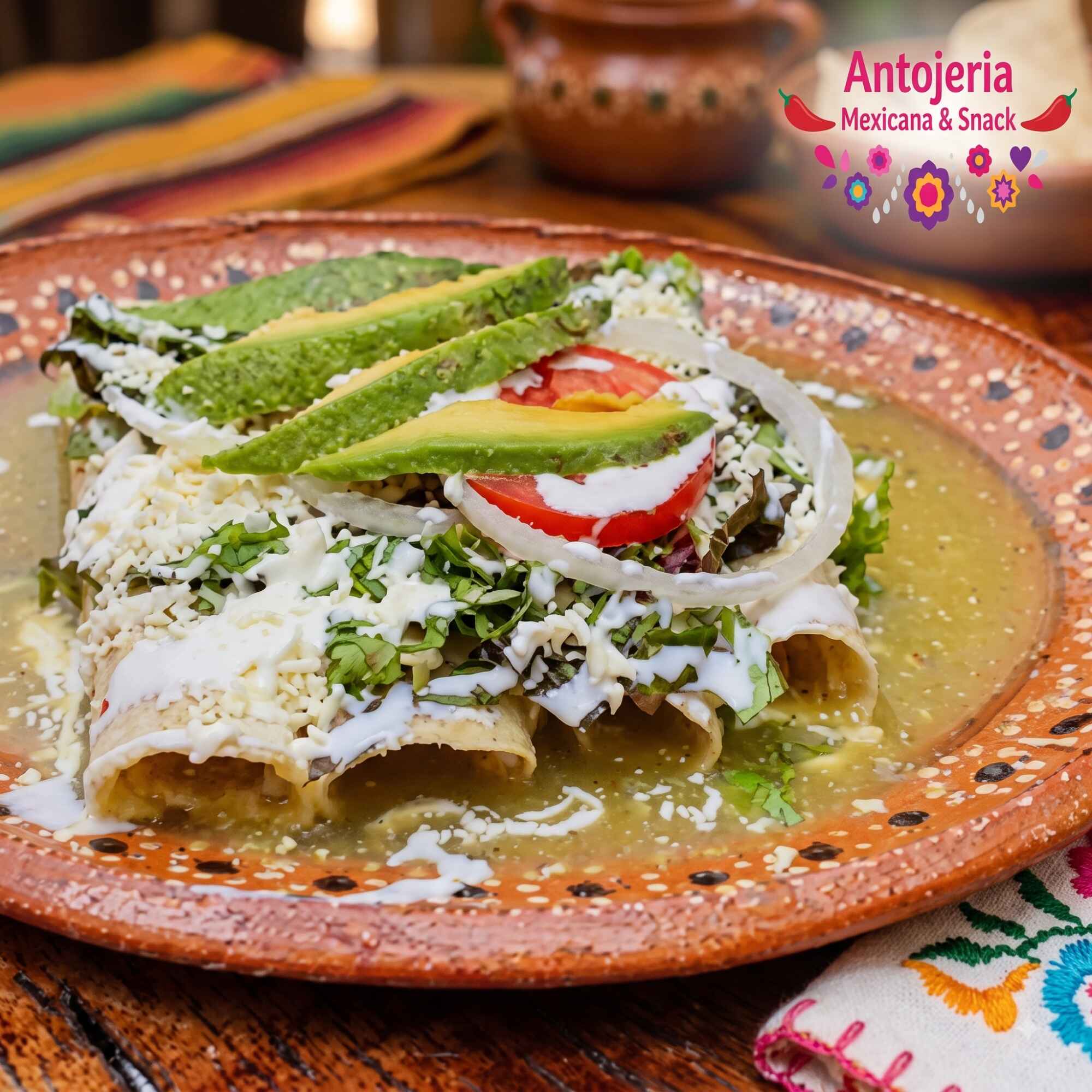 Enchiladas Suizas 5 pzas