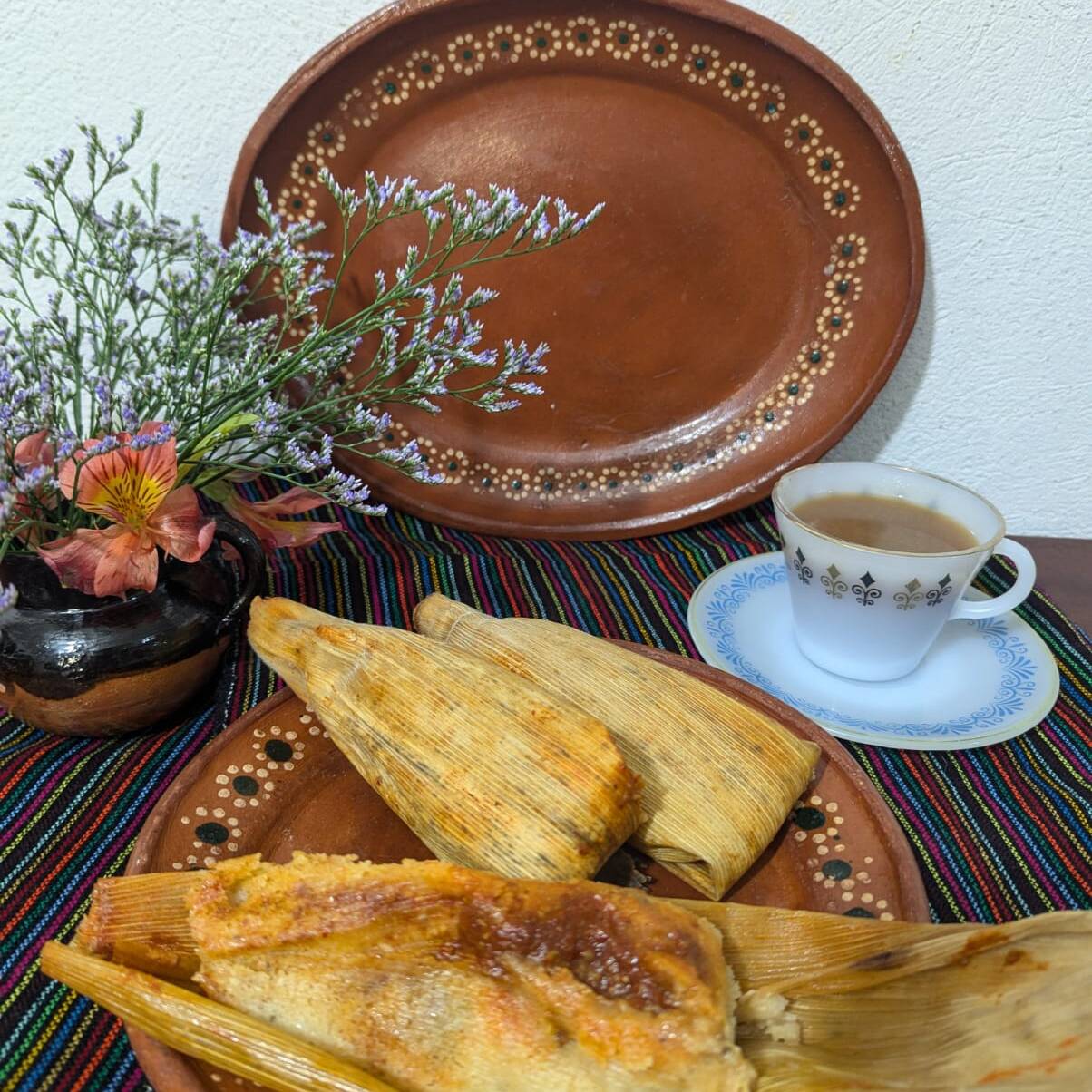 Tamal Rojo de Costilla de Cerdo