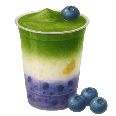 Blueberry Matcha