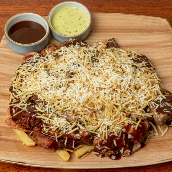 combo salchipicada para dos 2 gaseosa 250ml