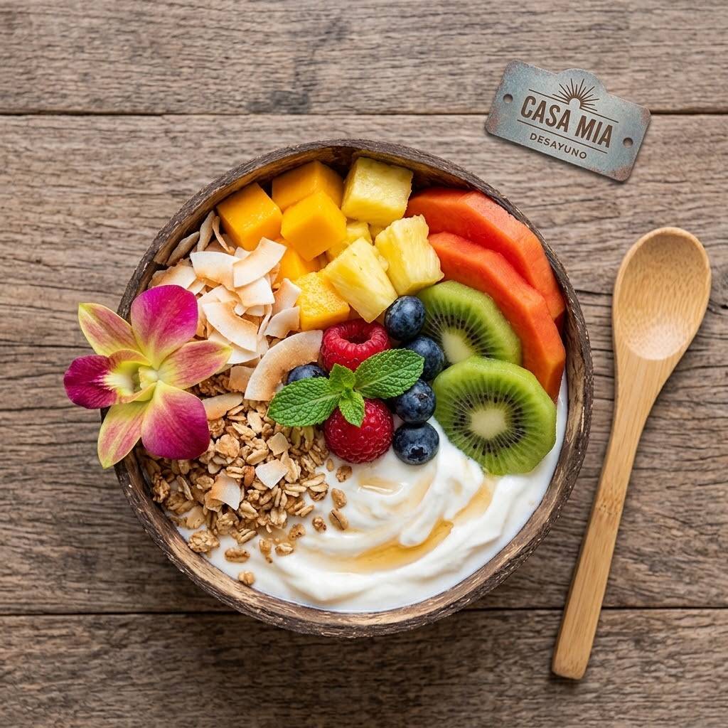 Bowl de Frutas Yogurt Natural