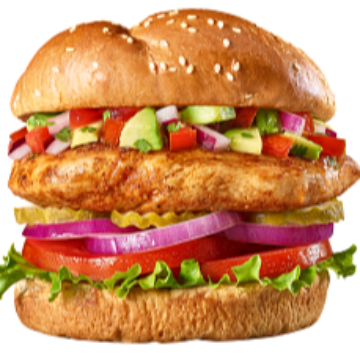 Baja Beach Chicken Burger