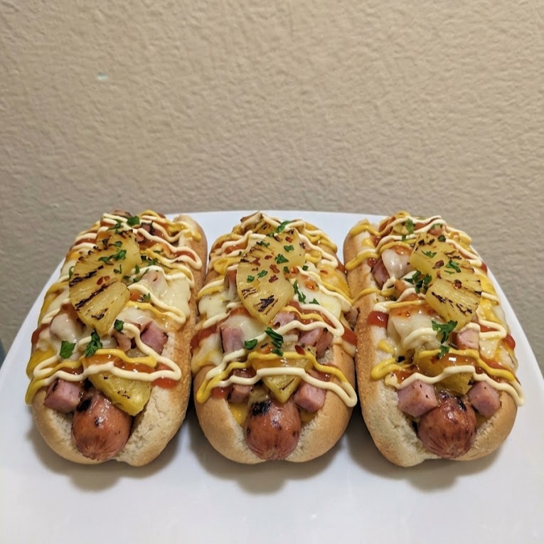Hotdogs Combo de 3 Pzas Hawaiano