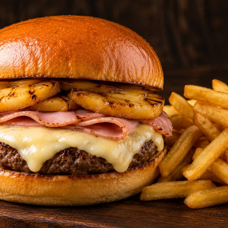 Hamburguesa Hawaiana