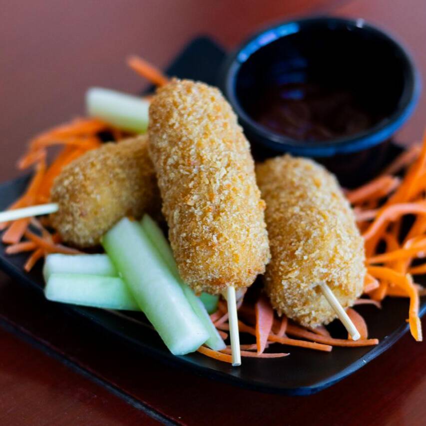 Kushiage de Plátano